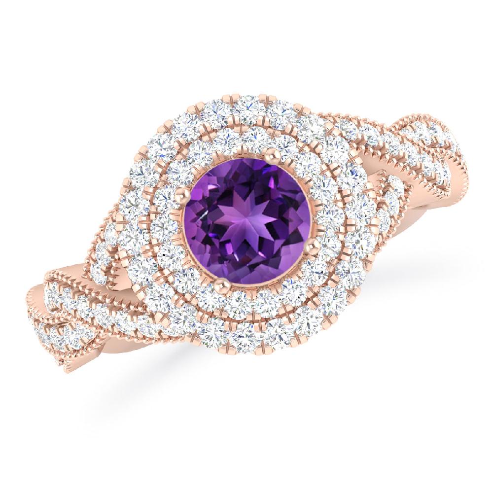 Rose Gold - Amethyst