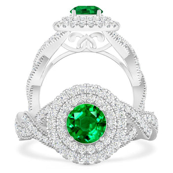 White Gold - Emerald