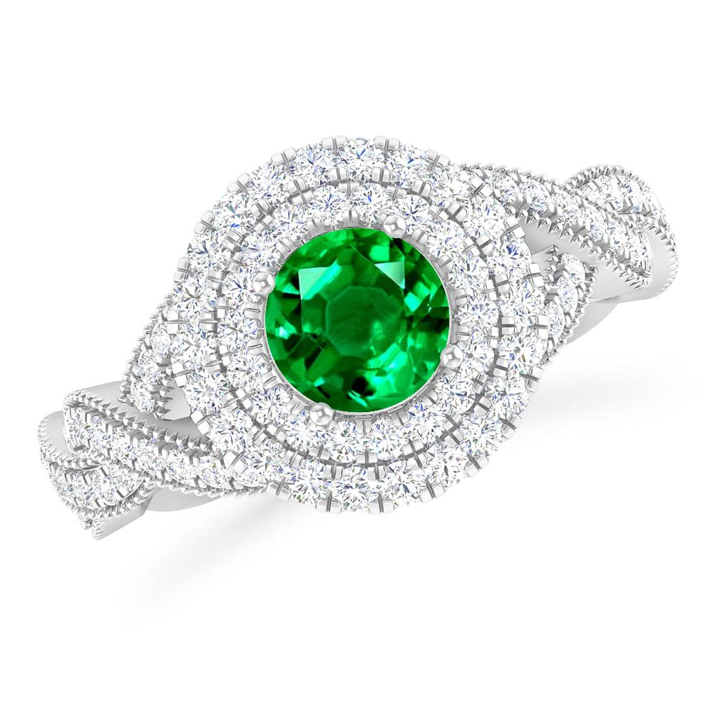 White Gold - Emerald