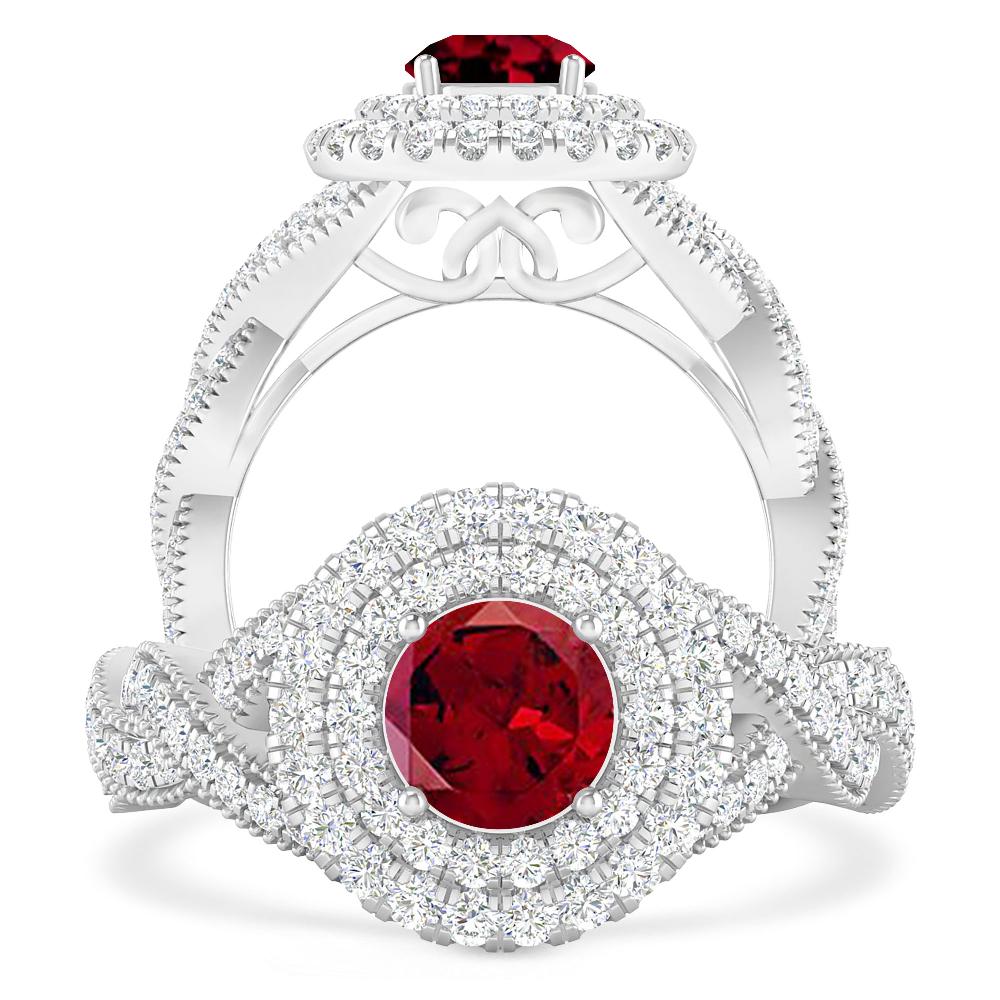 White Gold - Garnet