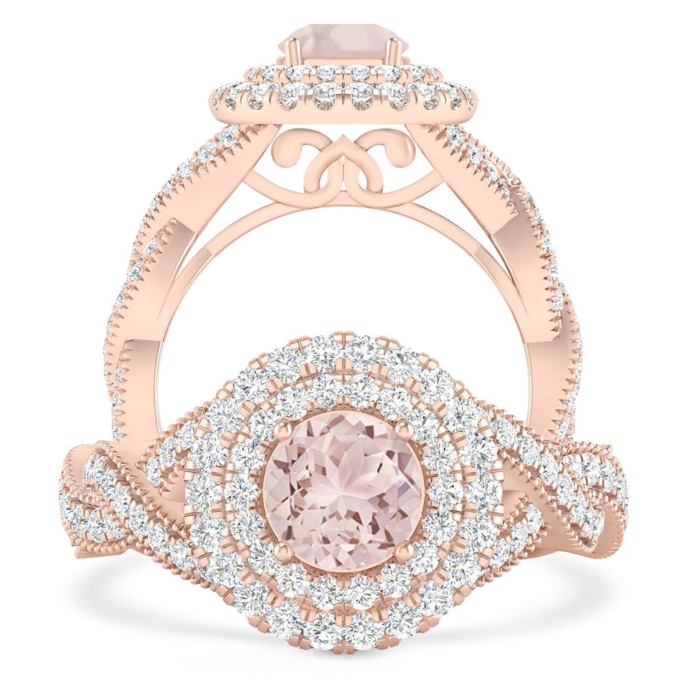 Rose Gold - Morganite