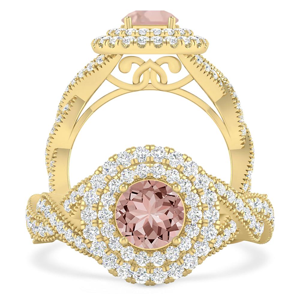 Yellow Gold - Morganite