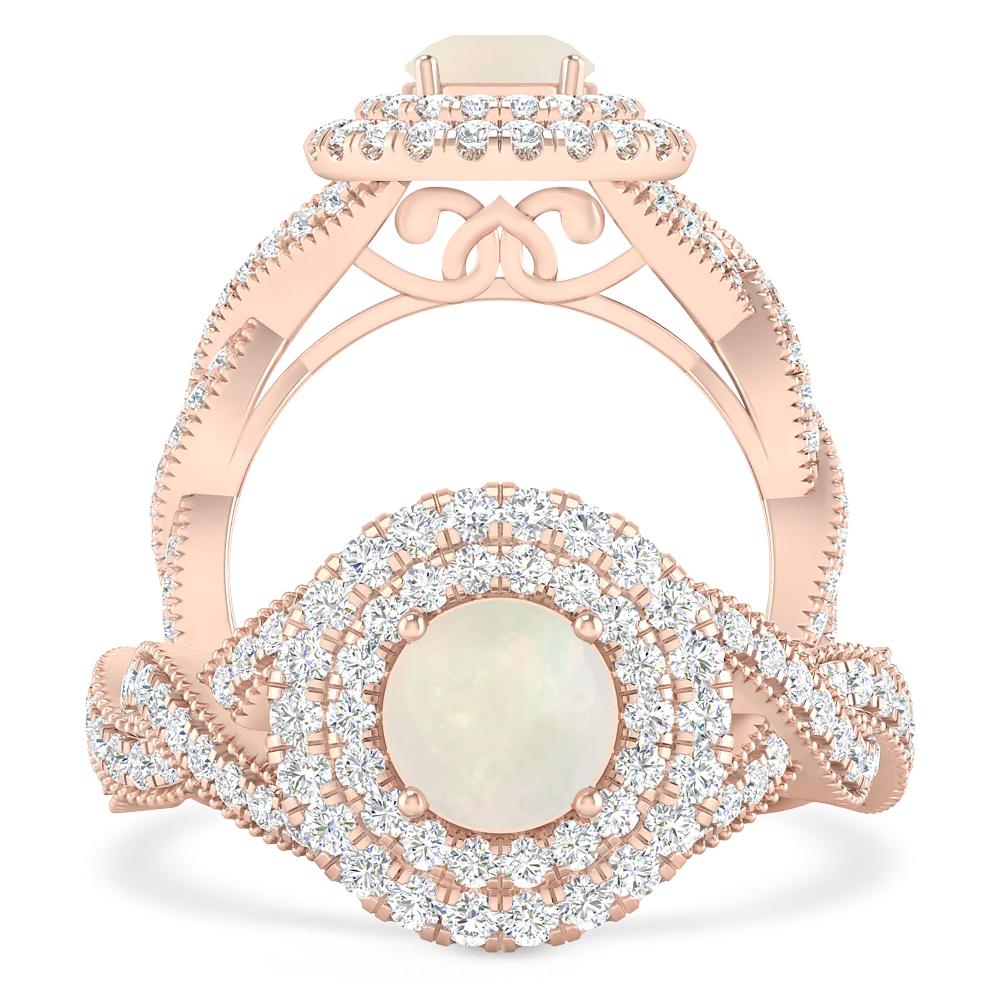 Rose Gold - Opal