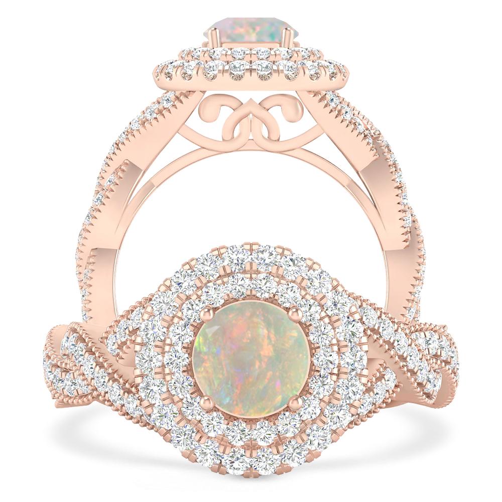 Rose Gold - Opal