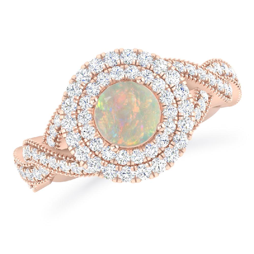 Rose Gold - Opal