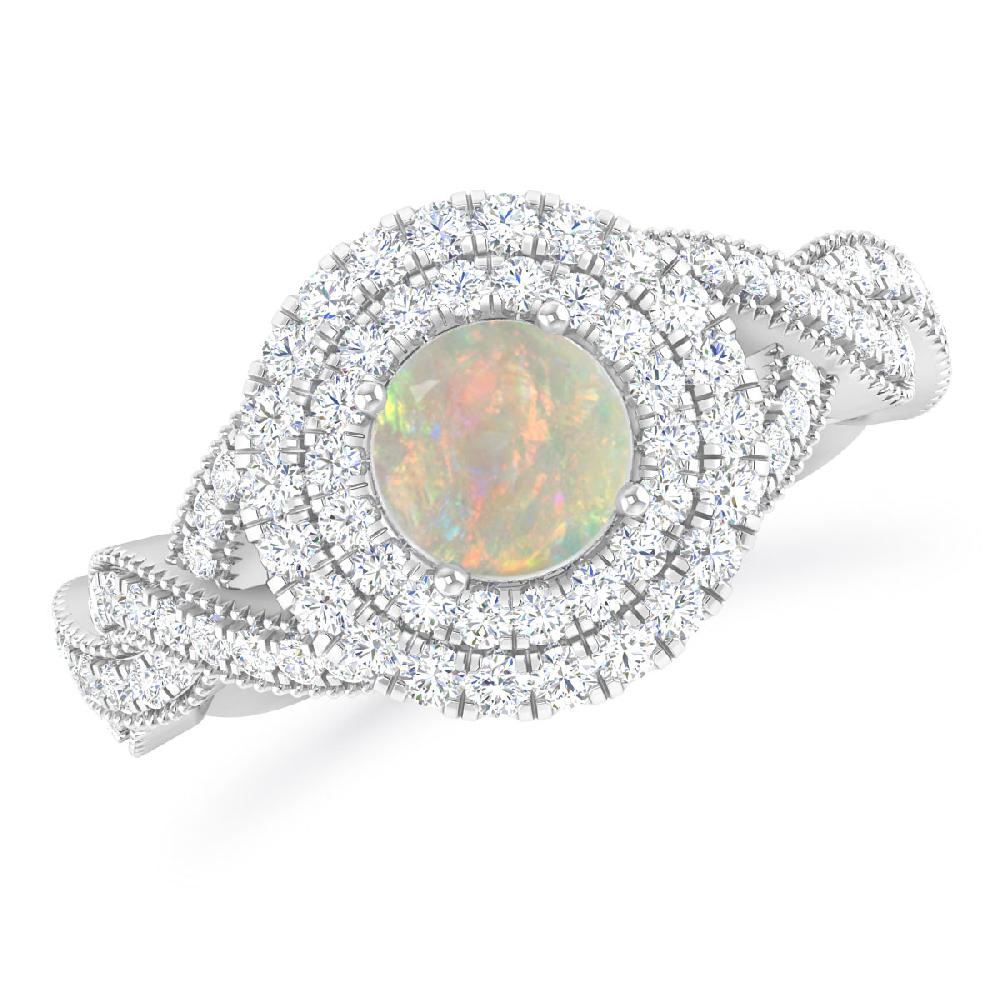 White Gold - Opal