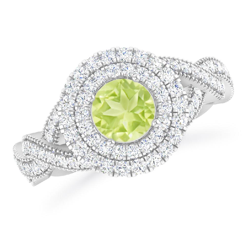 White Gold - Peridot