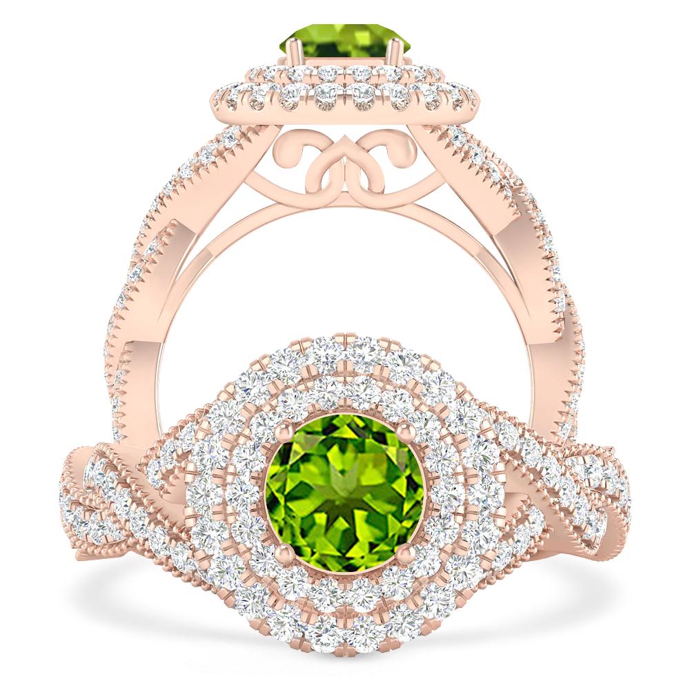 Rose Gold - Peridot