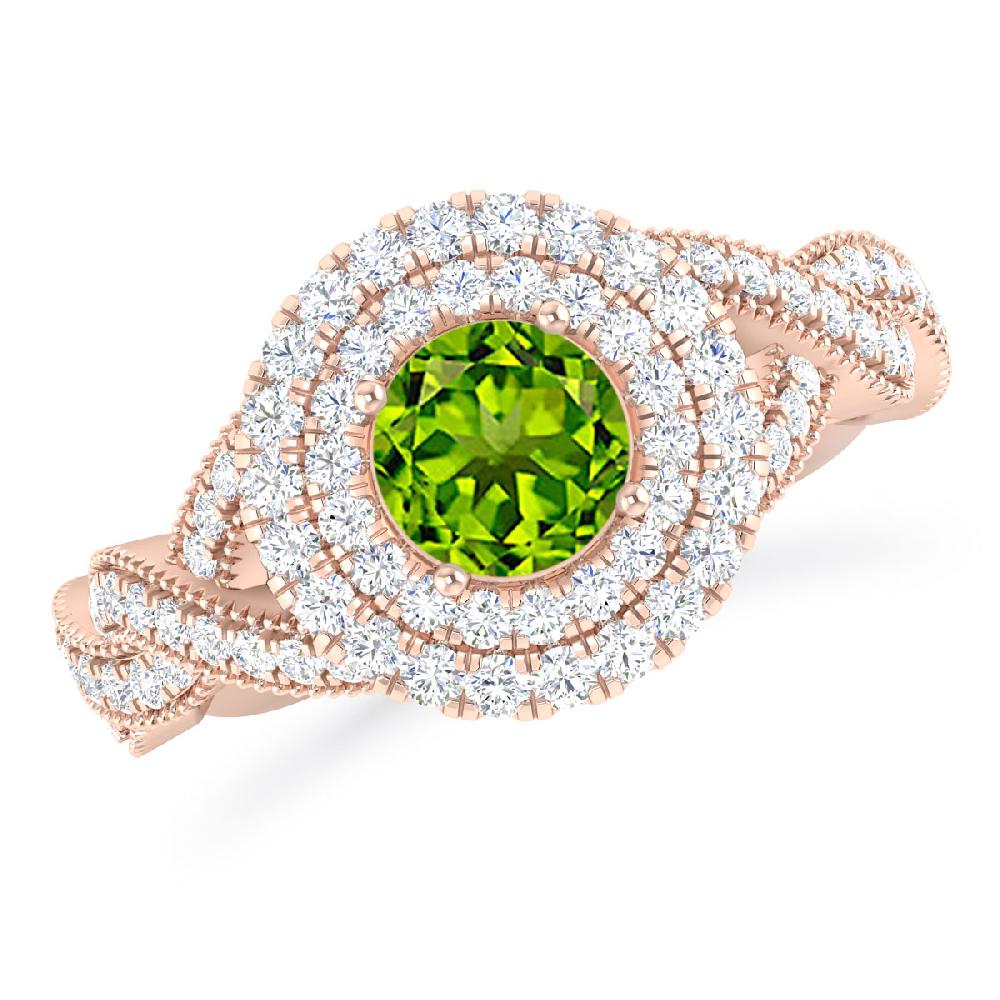 Rose Gold - Peridot