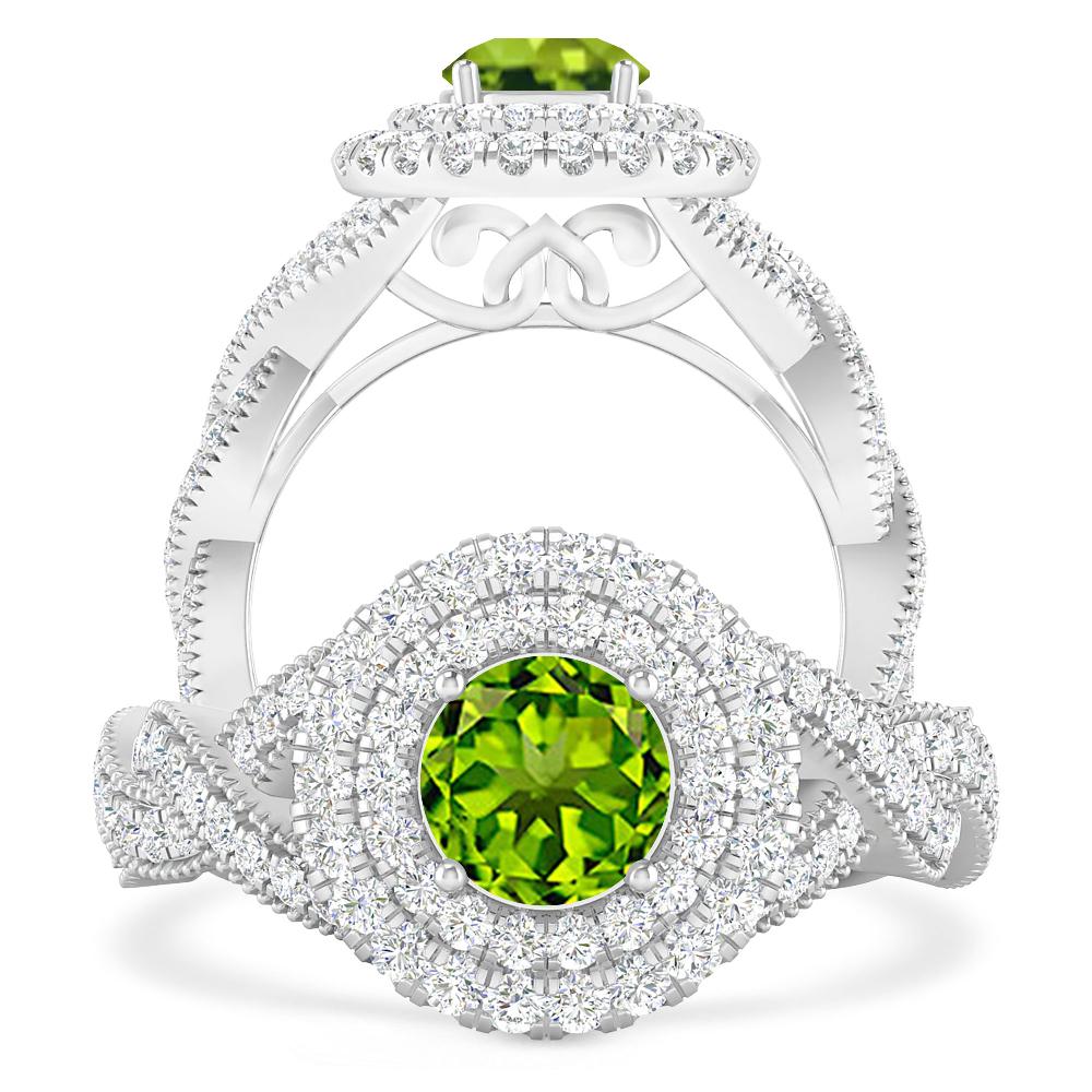 White Gold - Peridot