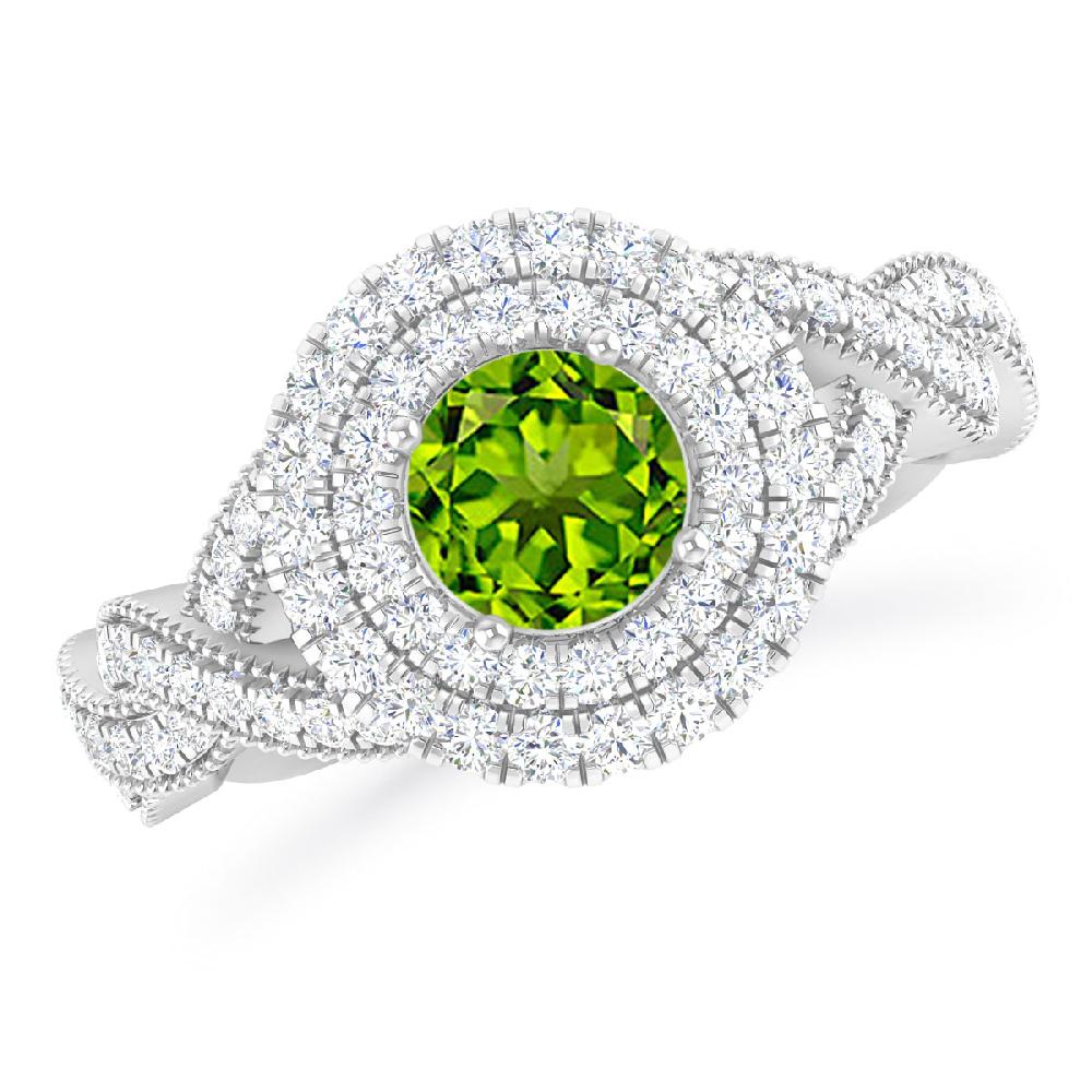 White Gold - Peridot