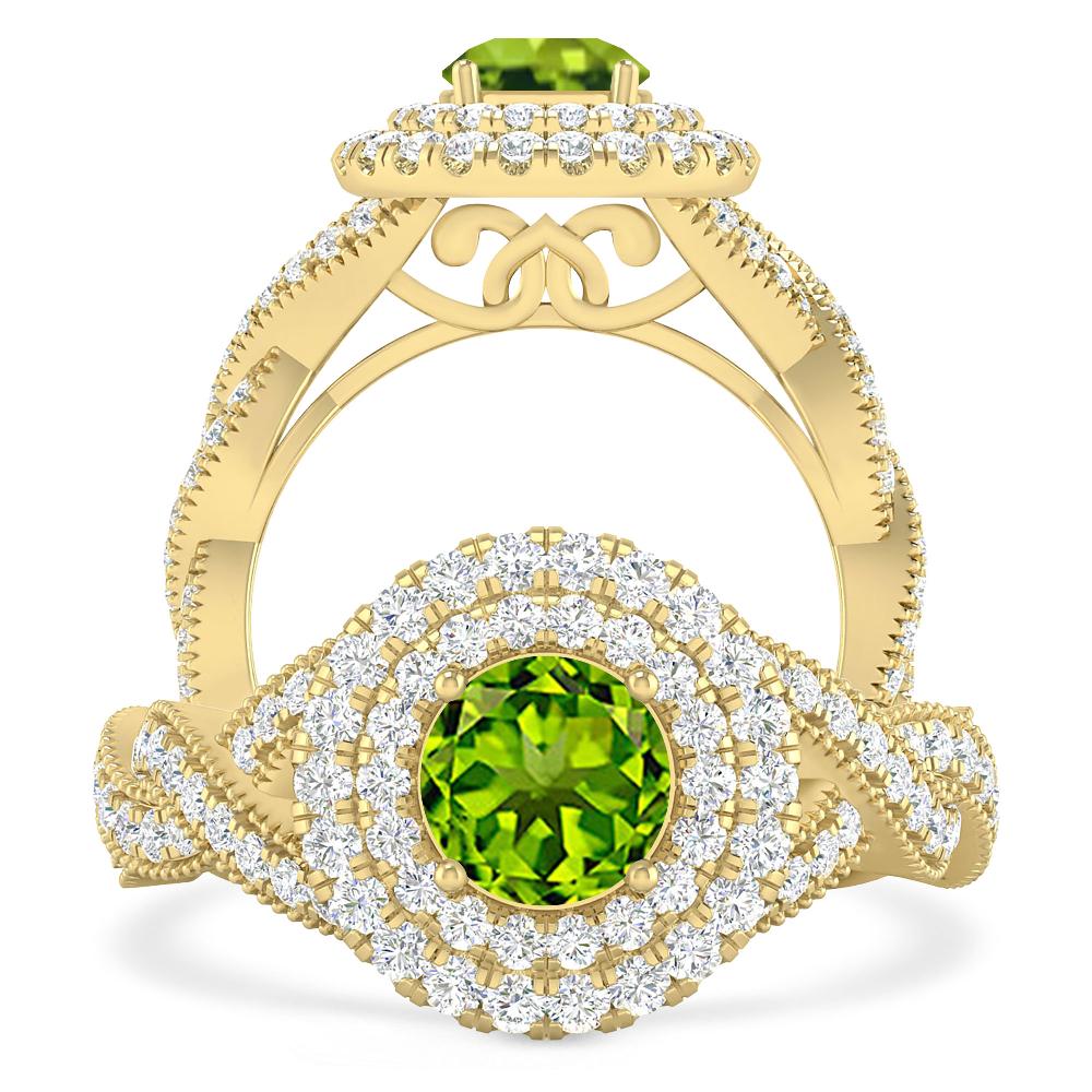 Yellow Gold - Peridot