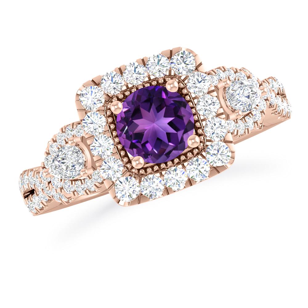 Rose Gold - Amethyst