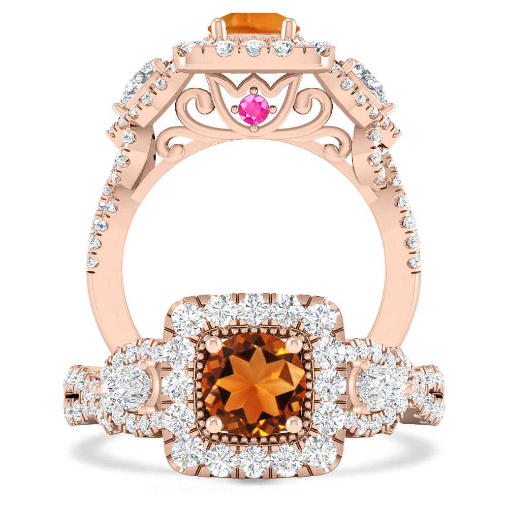 Rose Gold - Citrine