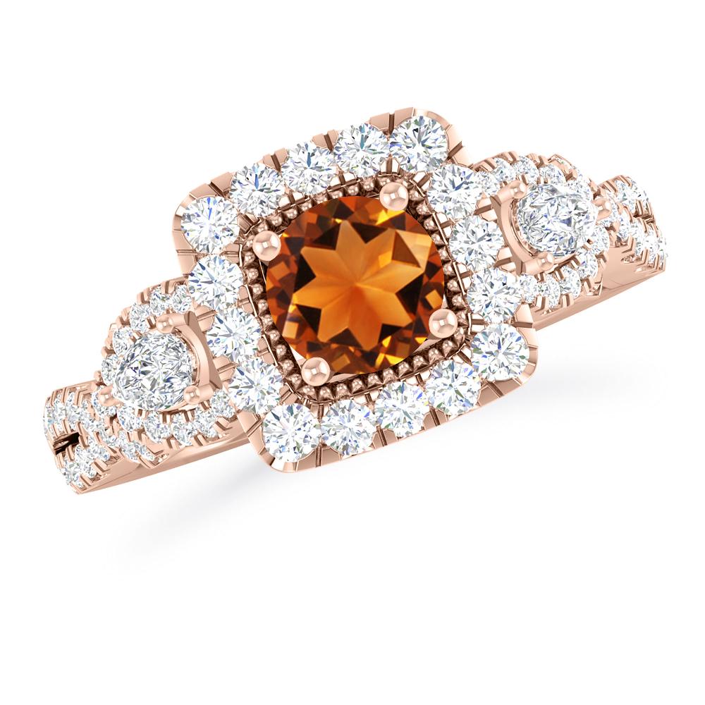 Rose Gold - Citrine