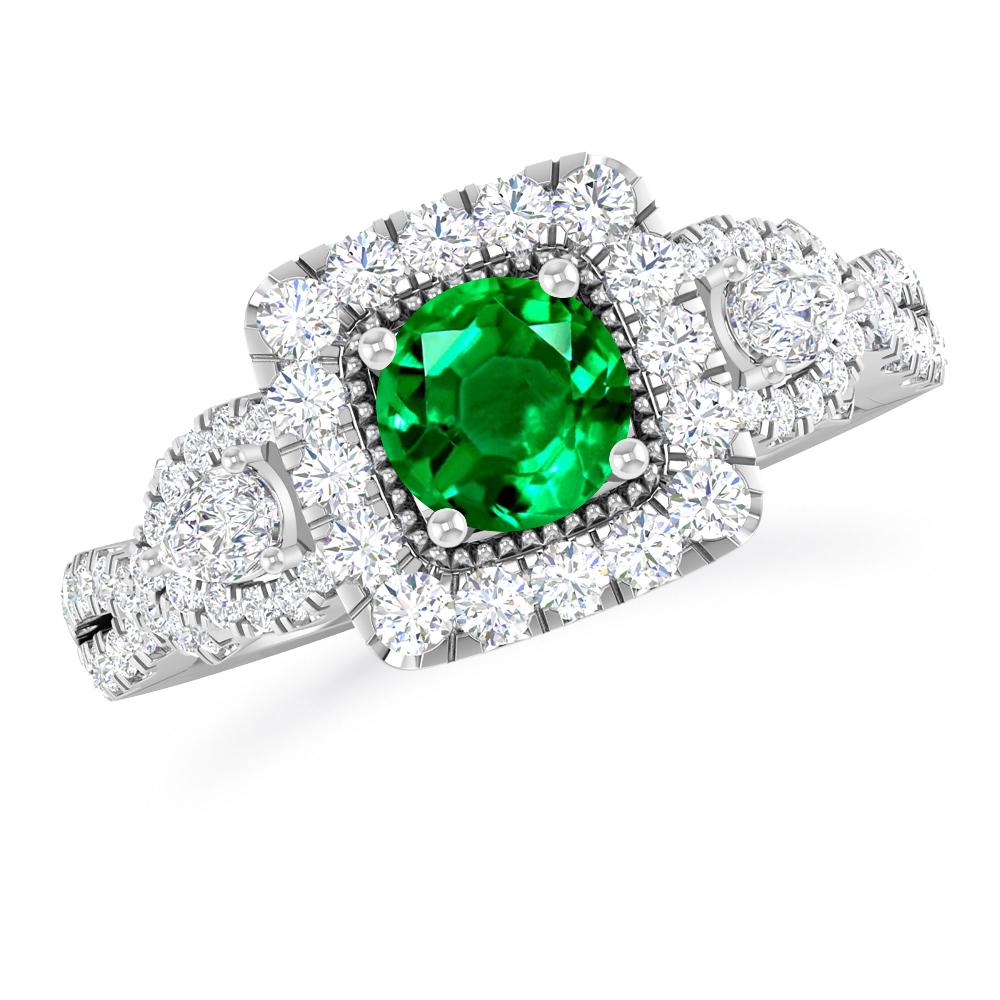 White Gold - Emerald