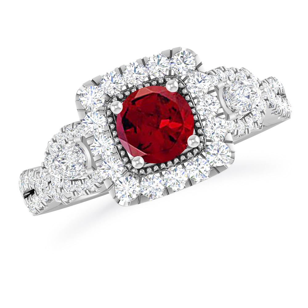 White Gold - Garnet