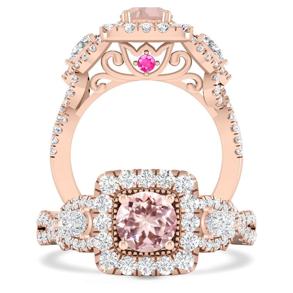 Rose Gold - Morganite