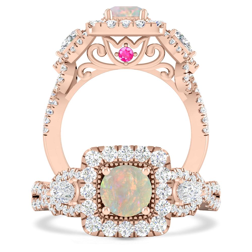 Rose Gold - Opal