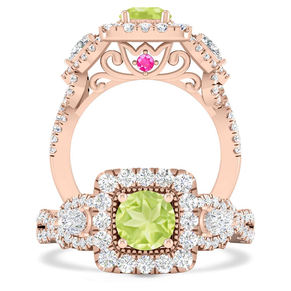 Rose Gold - Peridot