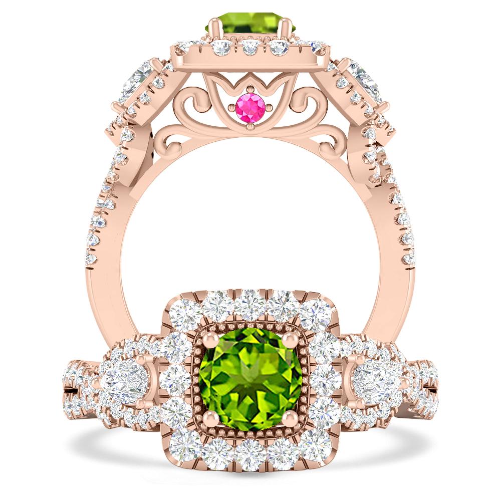 Rose Gold - Peridot