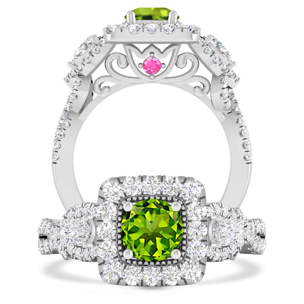 White Gold - Peridot