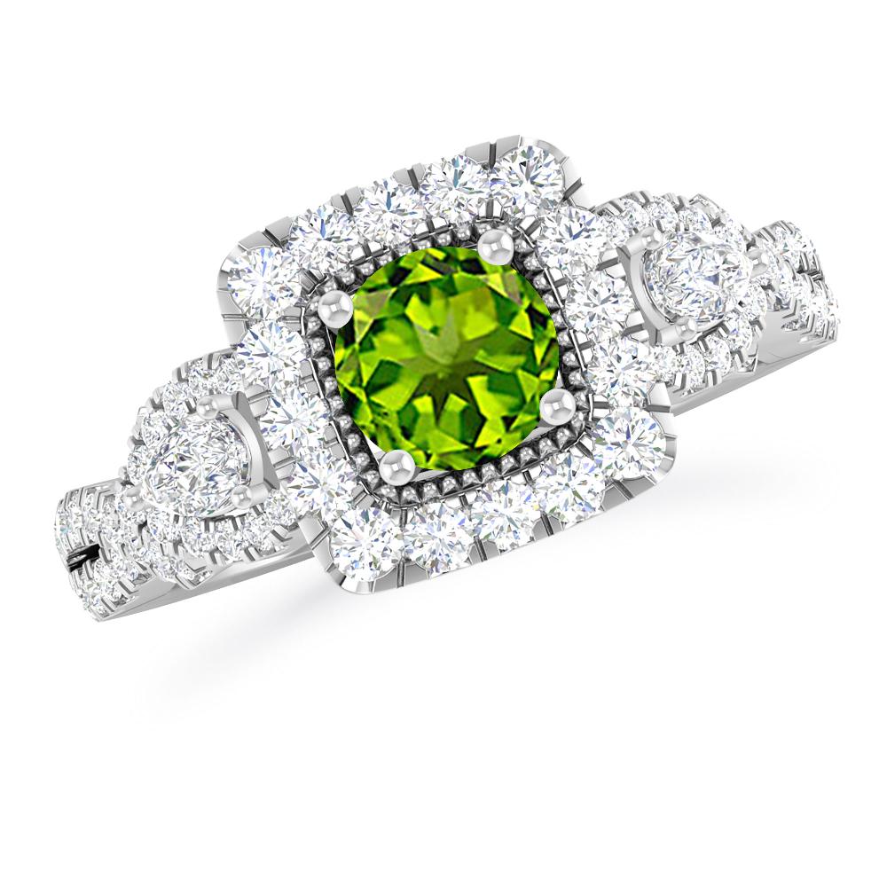 White Gold - Peridot