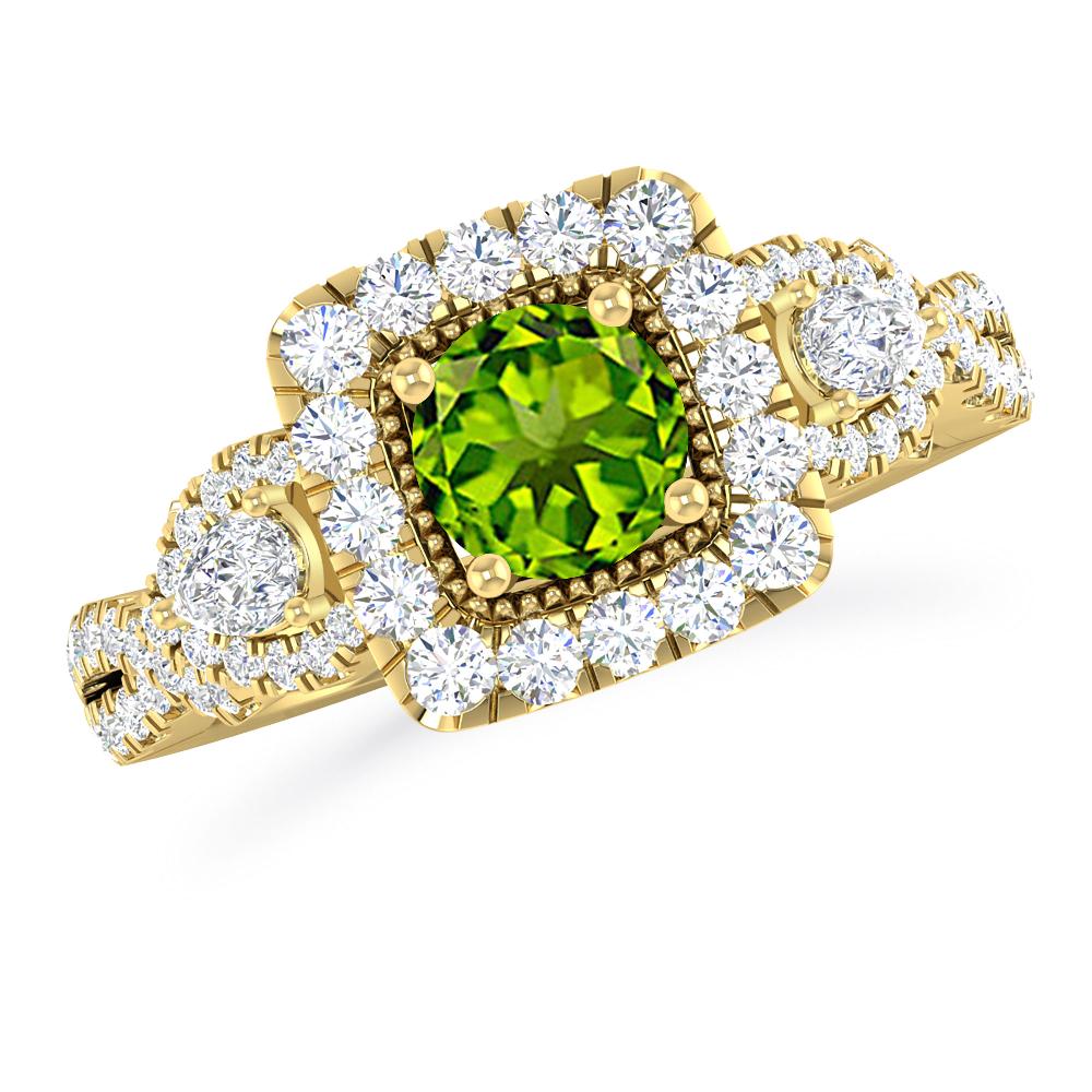 Yellow Gold - Peridot