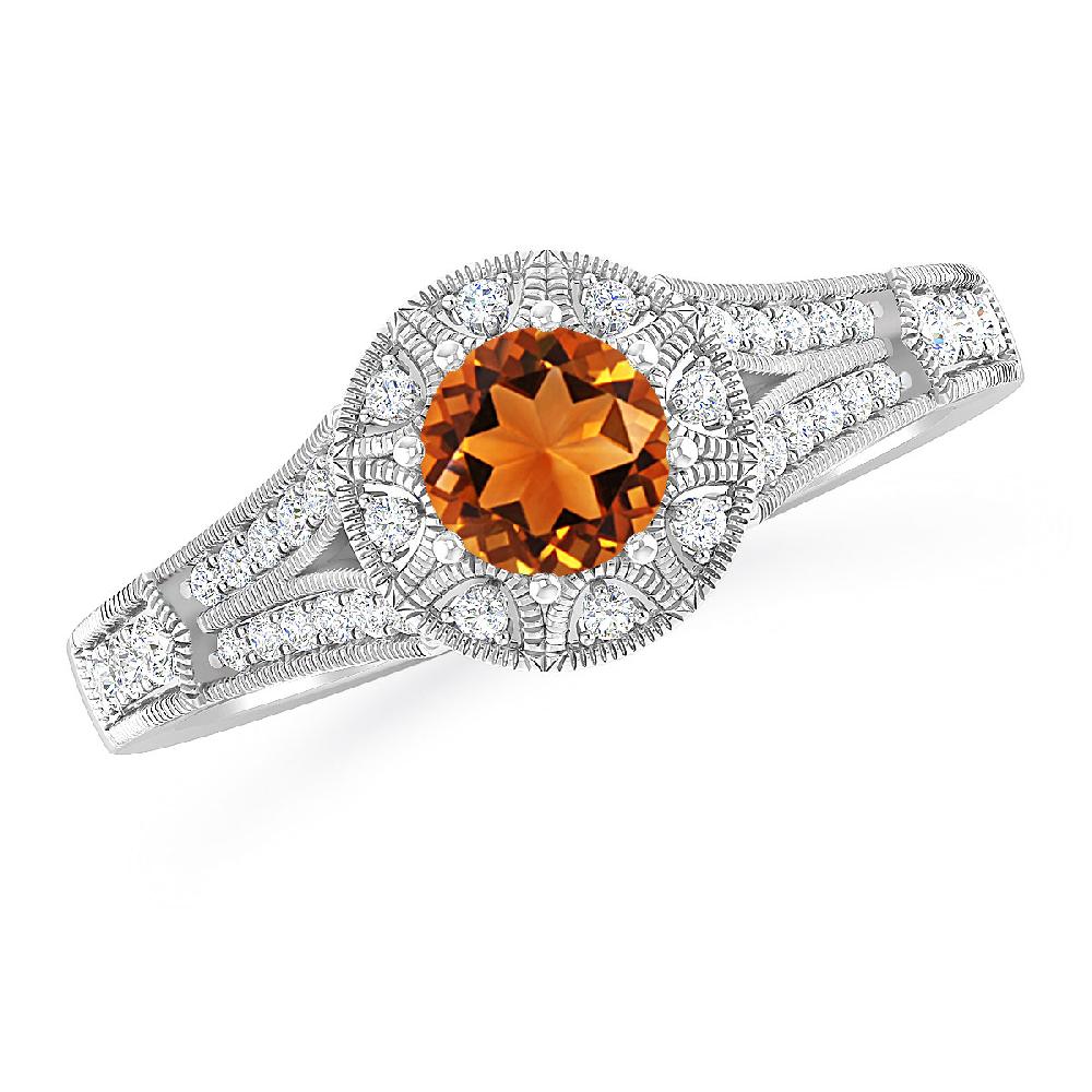 White Gold - Citrine