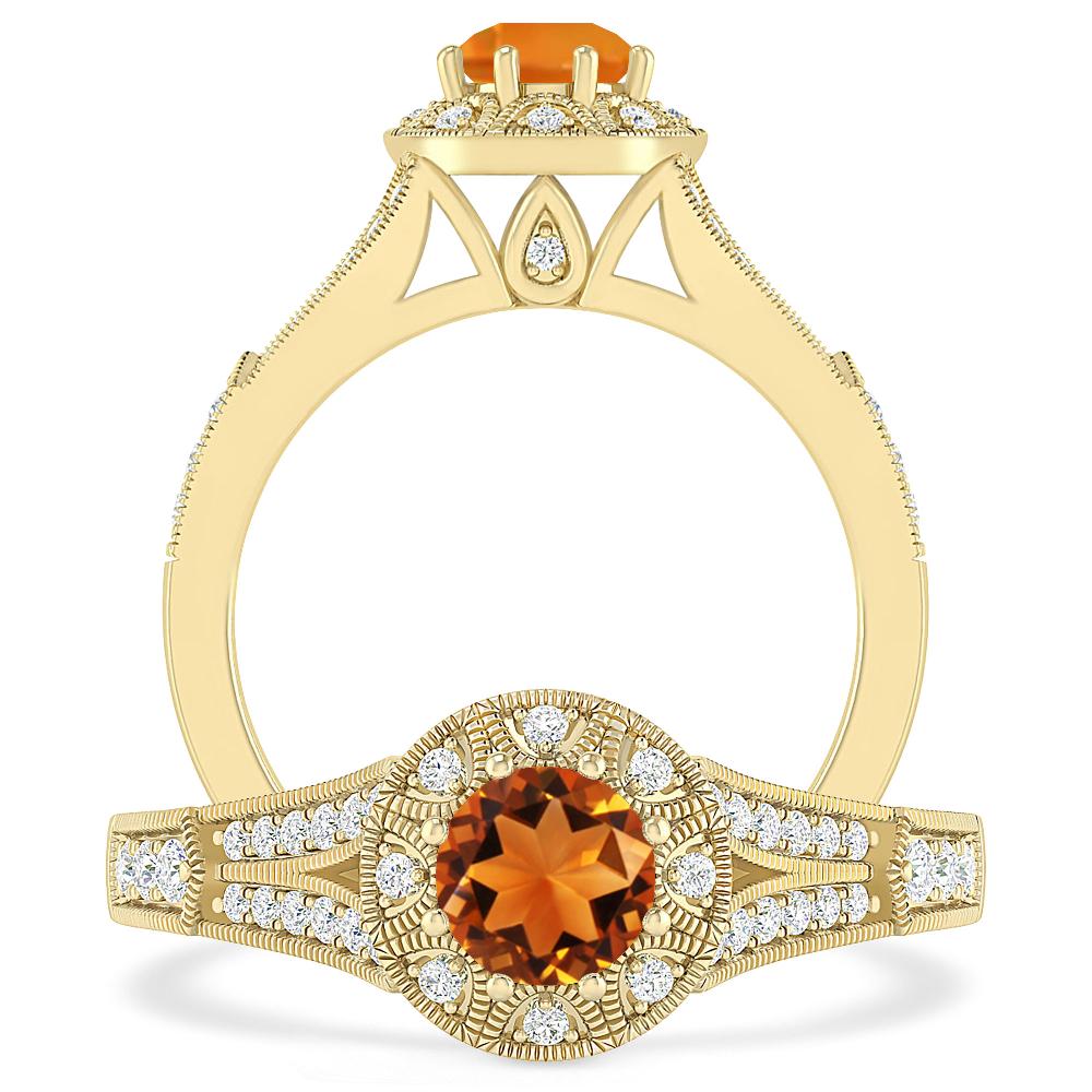 Yellow Gold - Citrine