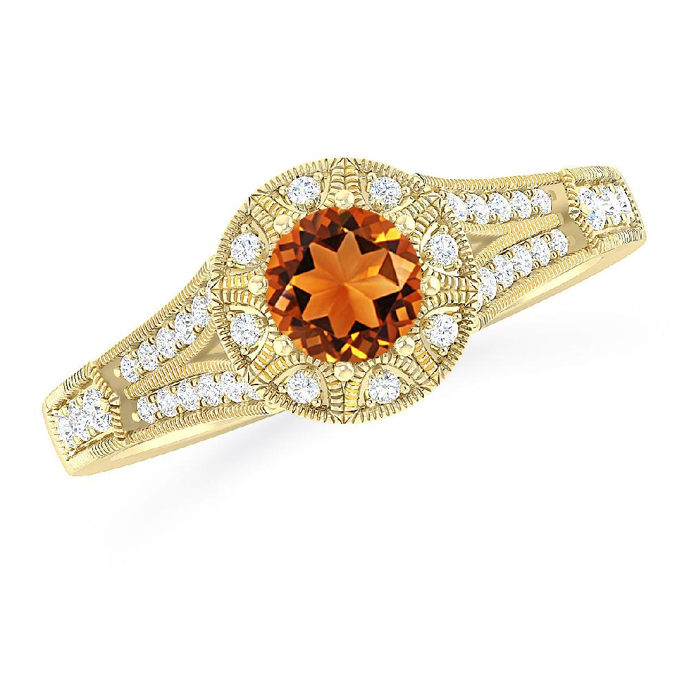 Yellow Gold - Citrine