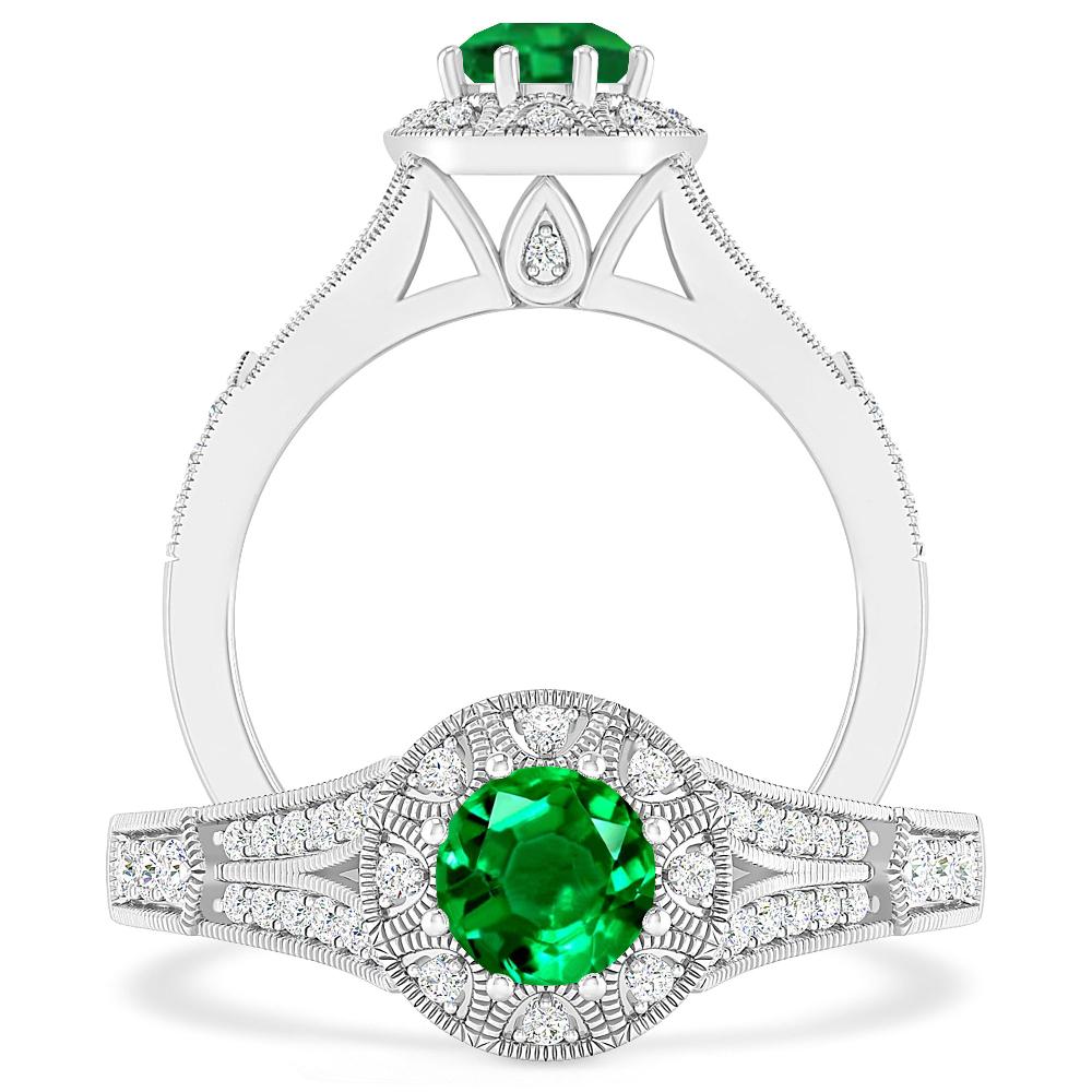 White Gold - Emerald