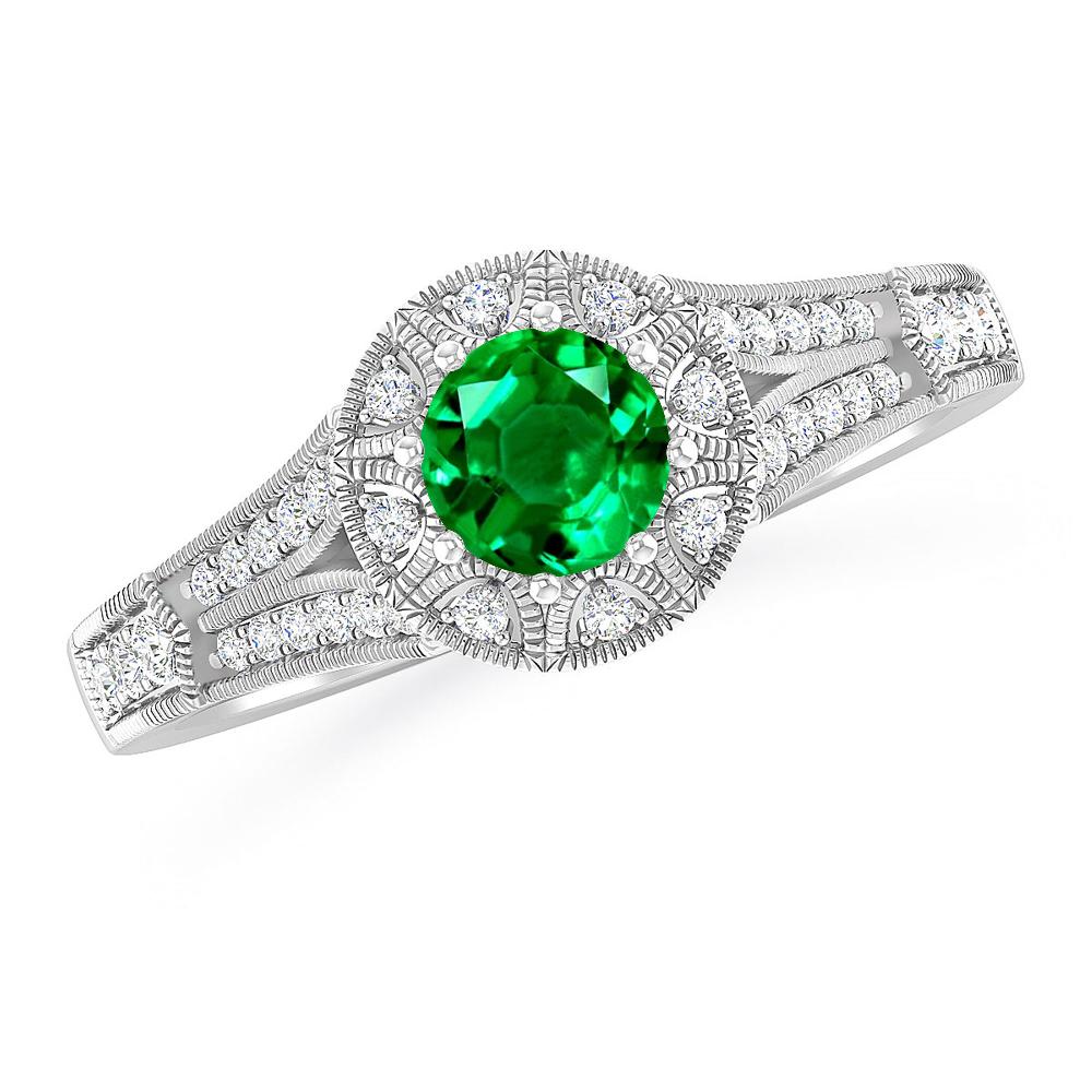 White Gold - Emerald