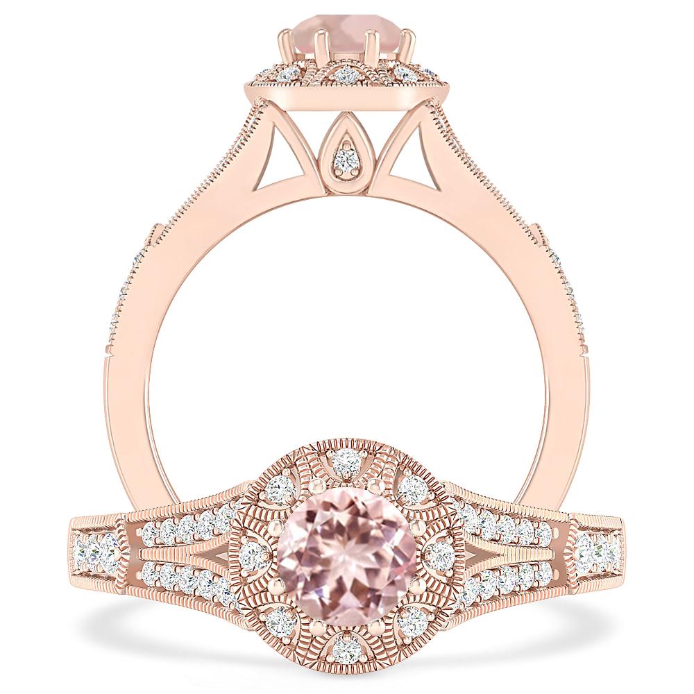 Rose Gold - Morganite