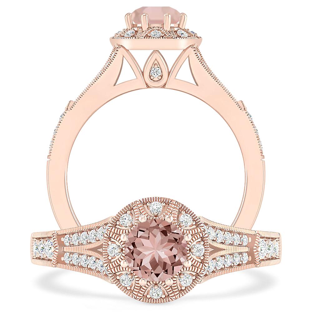 Rose Gold - Morganite