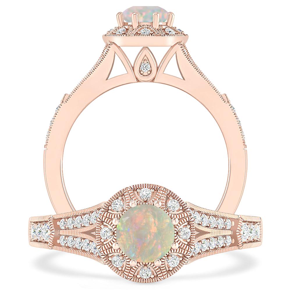 Rose Gold - Opal