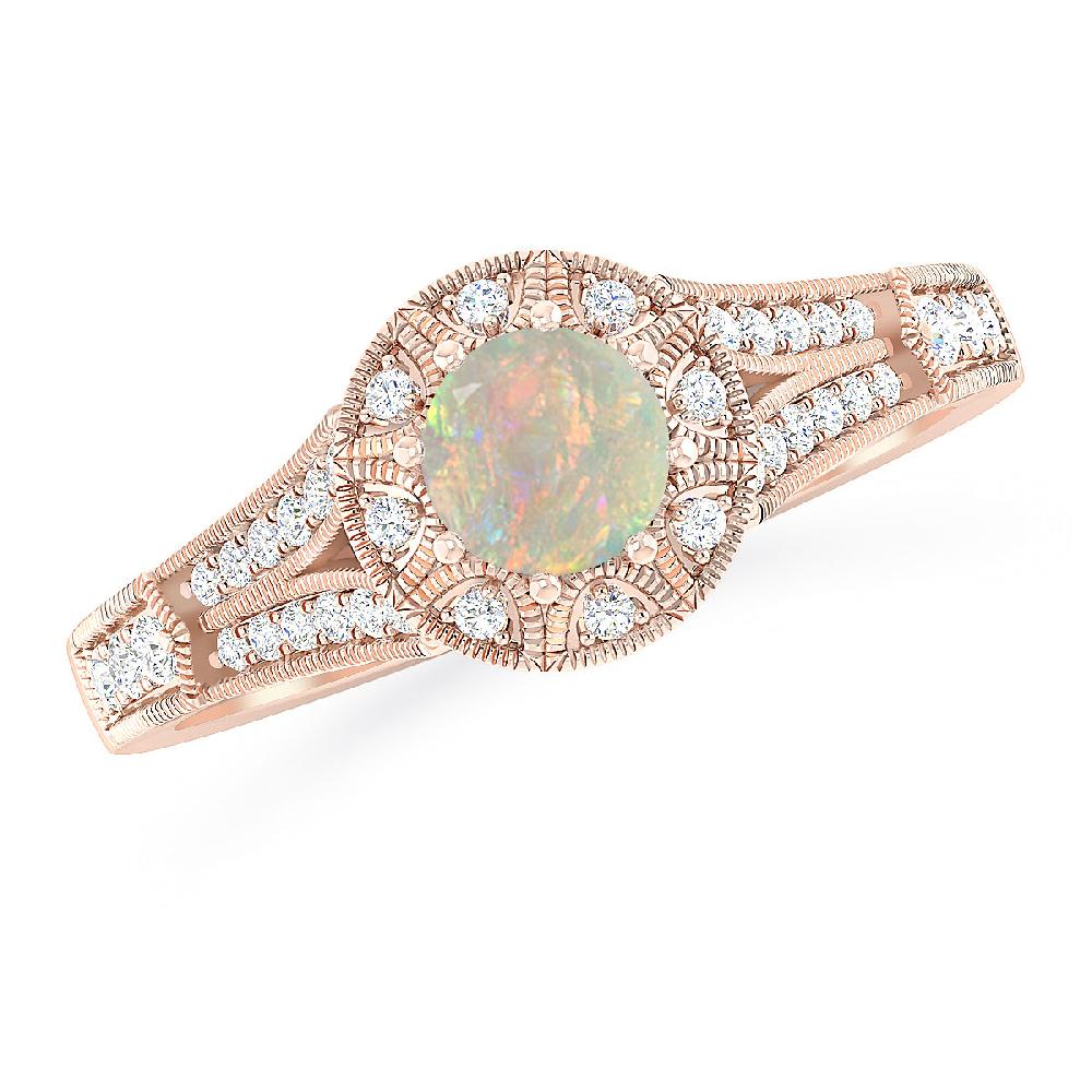 Rose Gold - Opal