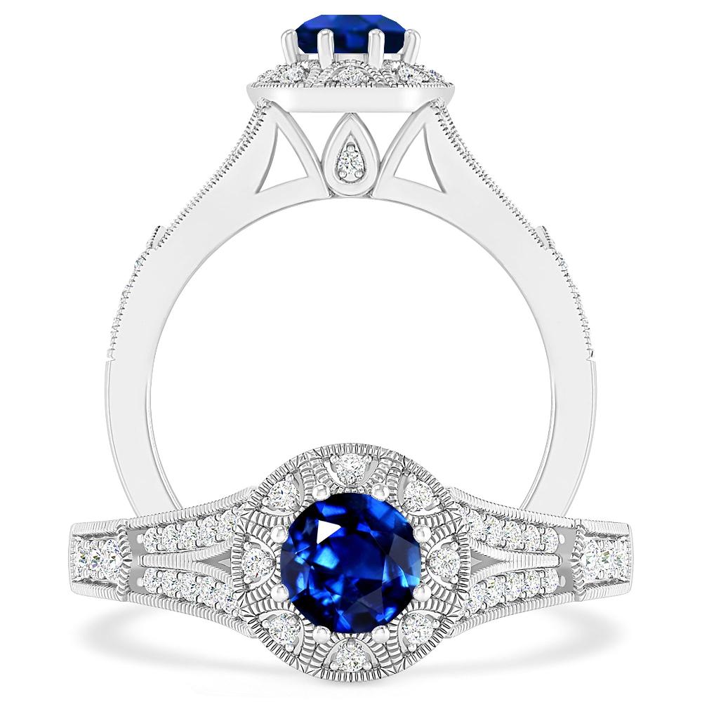 White Gold - Sapphire