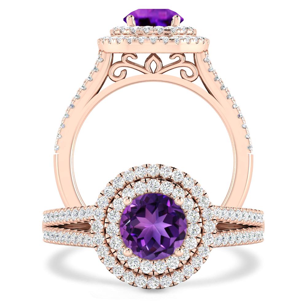 Rose Gold - Amethyst