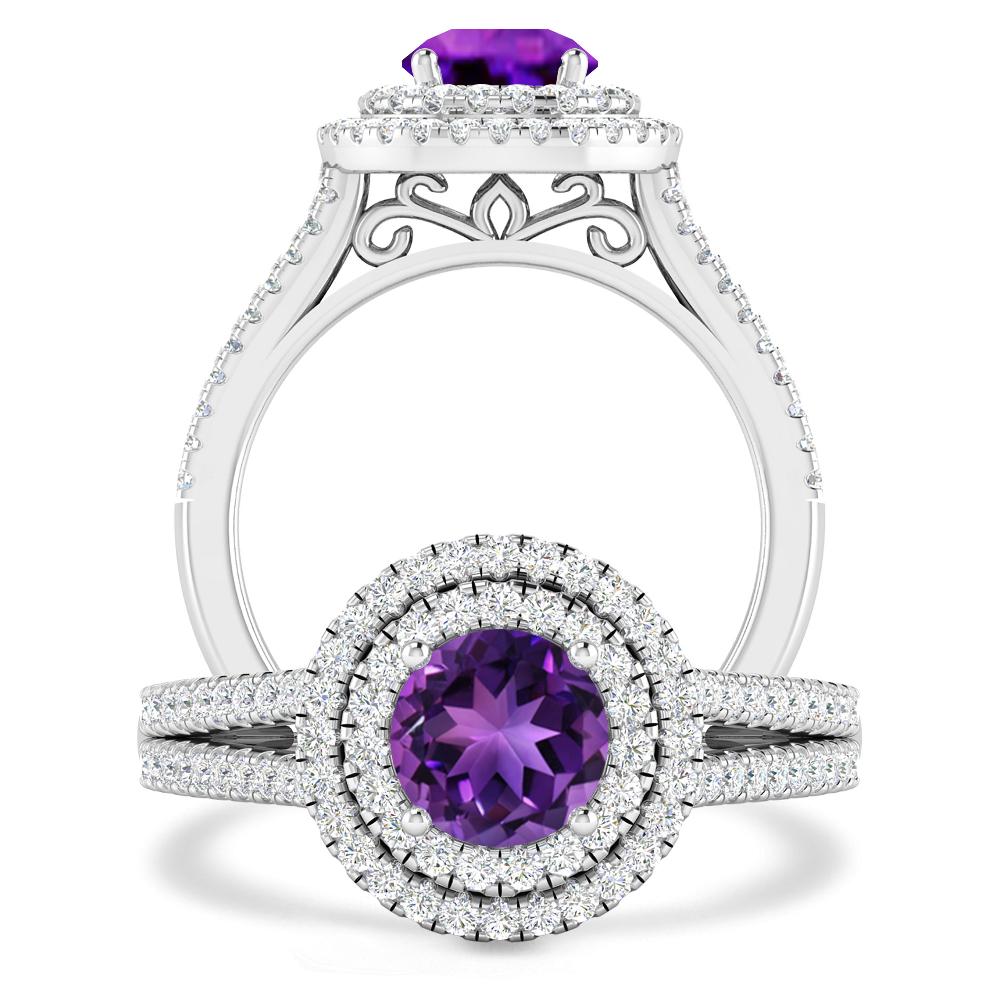 White Gold - Amethyst