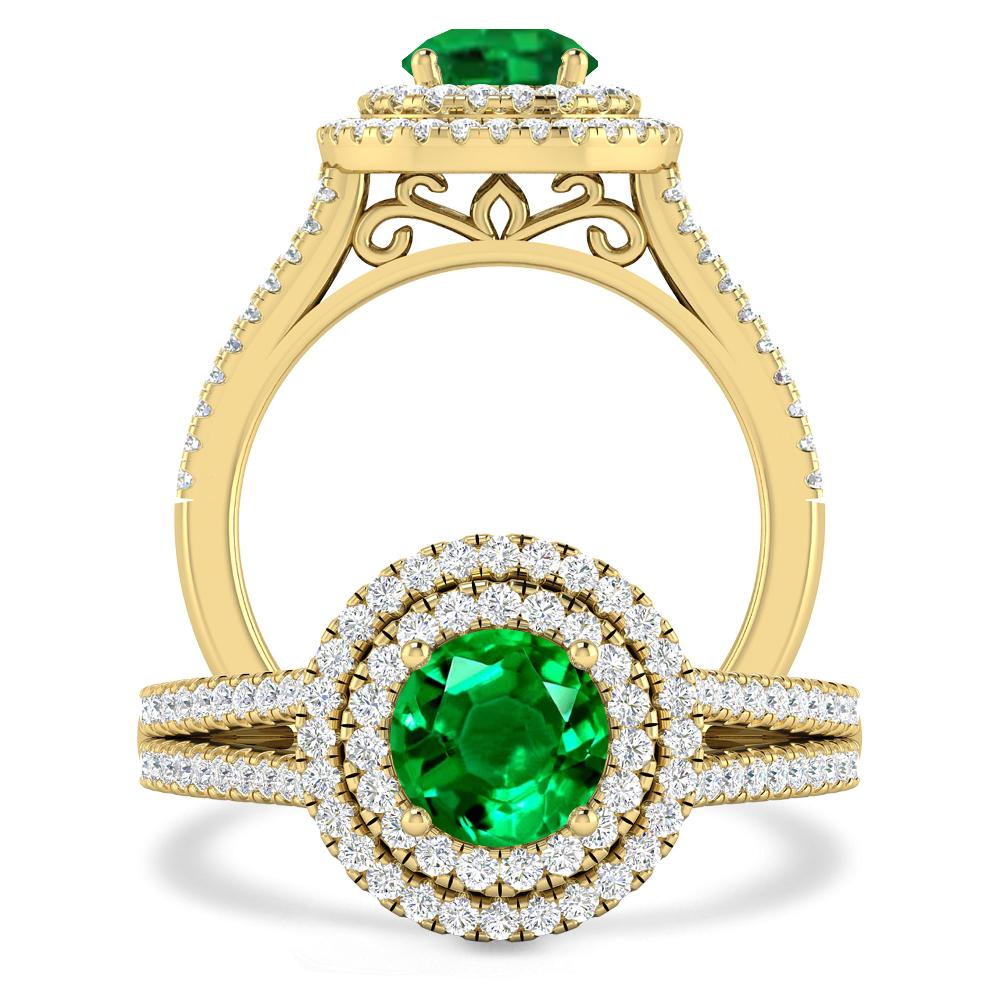 Yellow Gold - Emerald