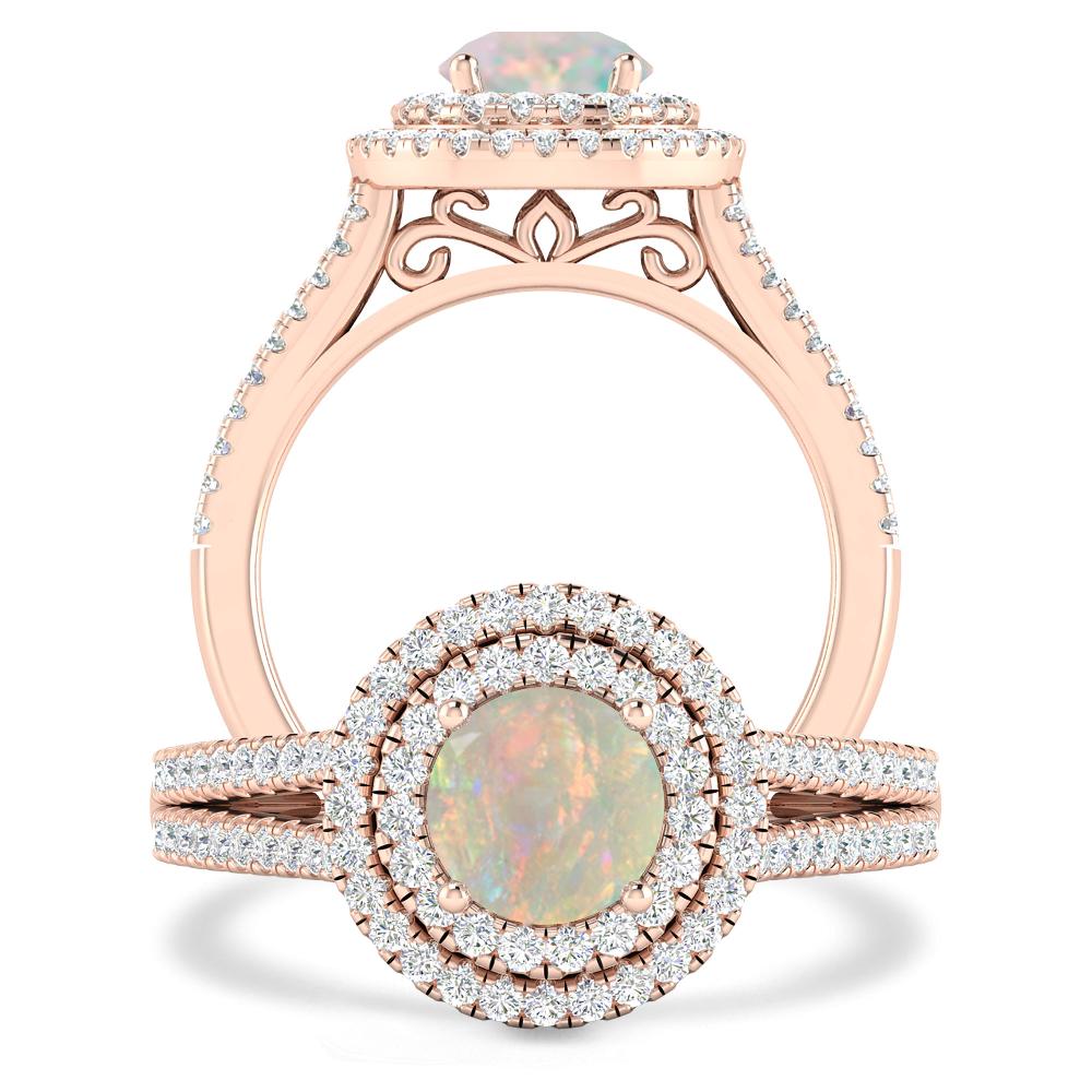 Rose Gold - Opal