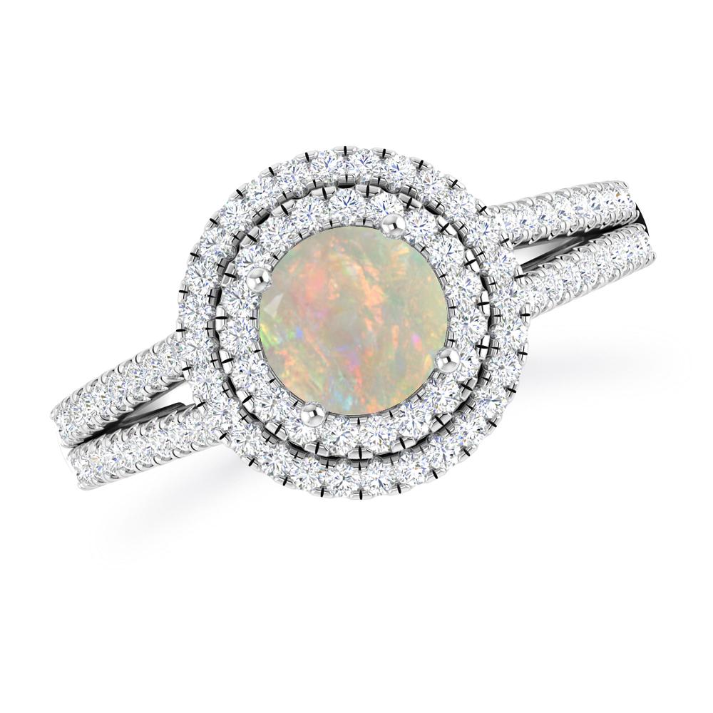 White Gold - Opal