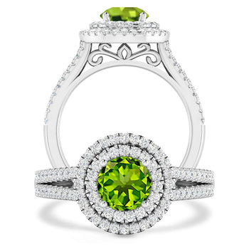 White Gold - Peridot