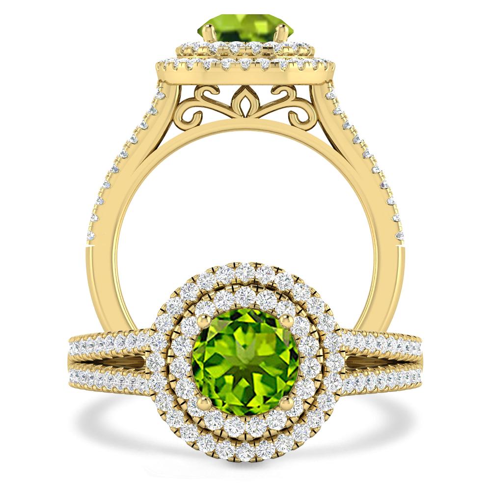 Yellow Gold - Peridot