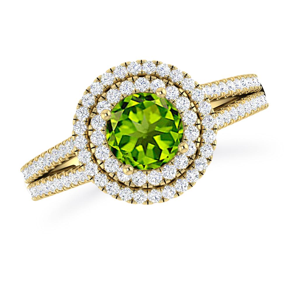 Yellow Gold - Peridot