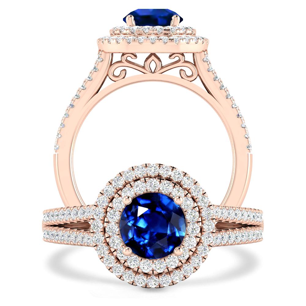 Rose Gold - Sapphire