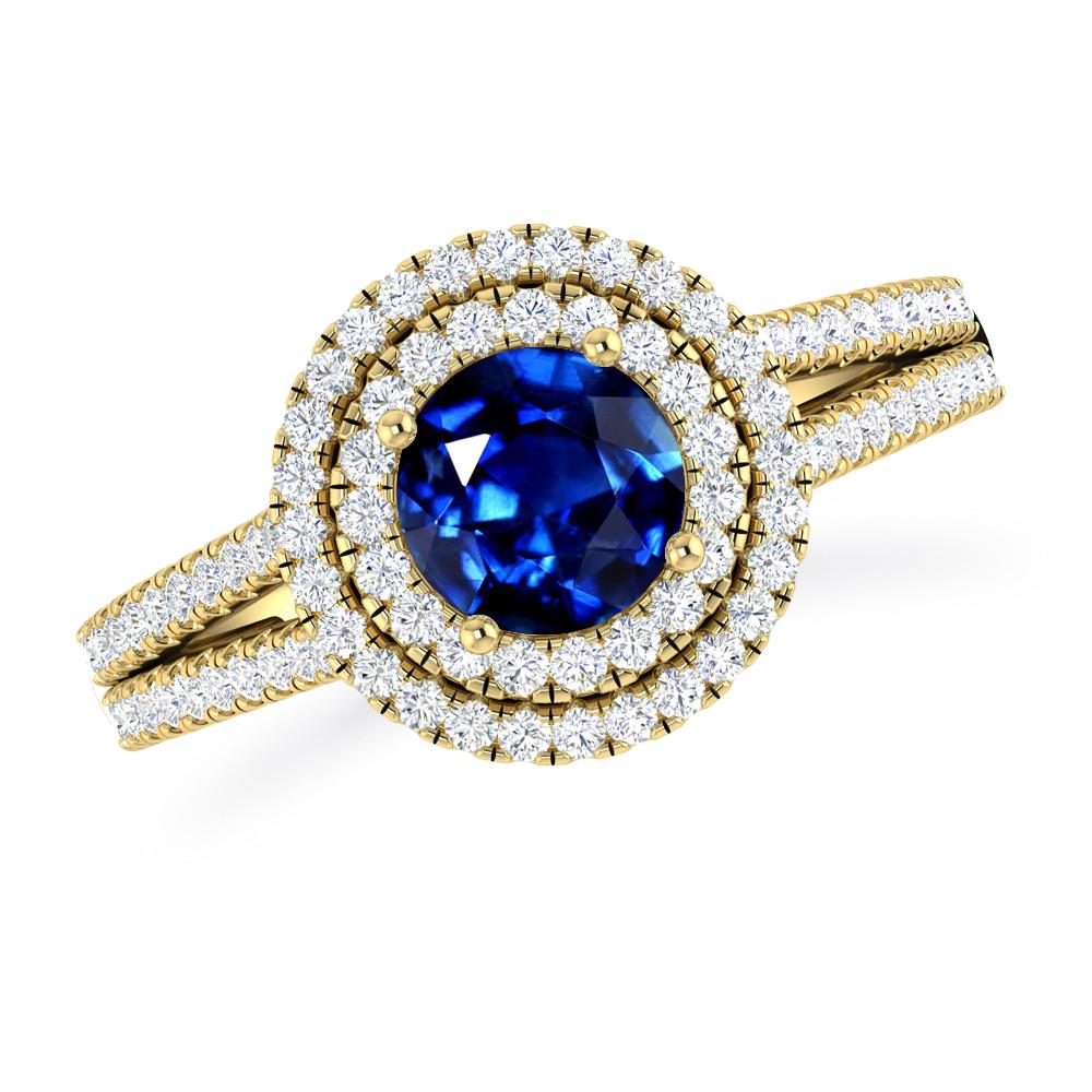 Yellow Gold - Sapphire