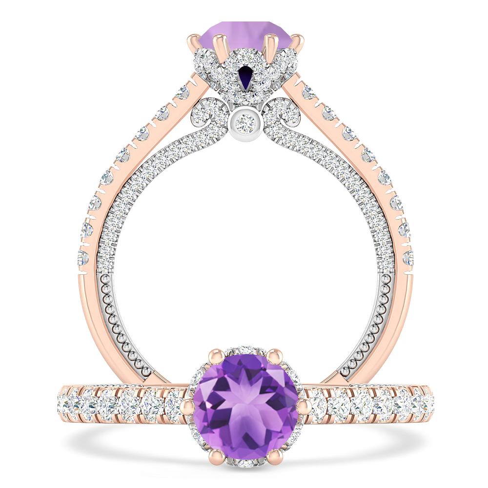 Rose Gold - Amethyst