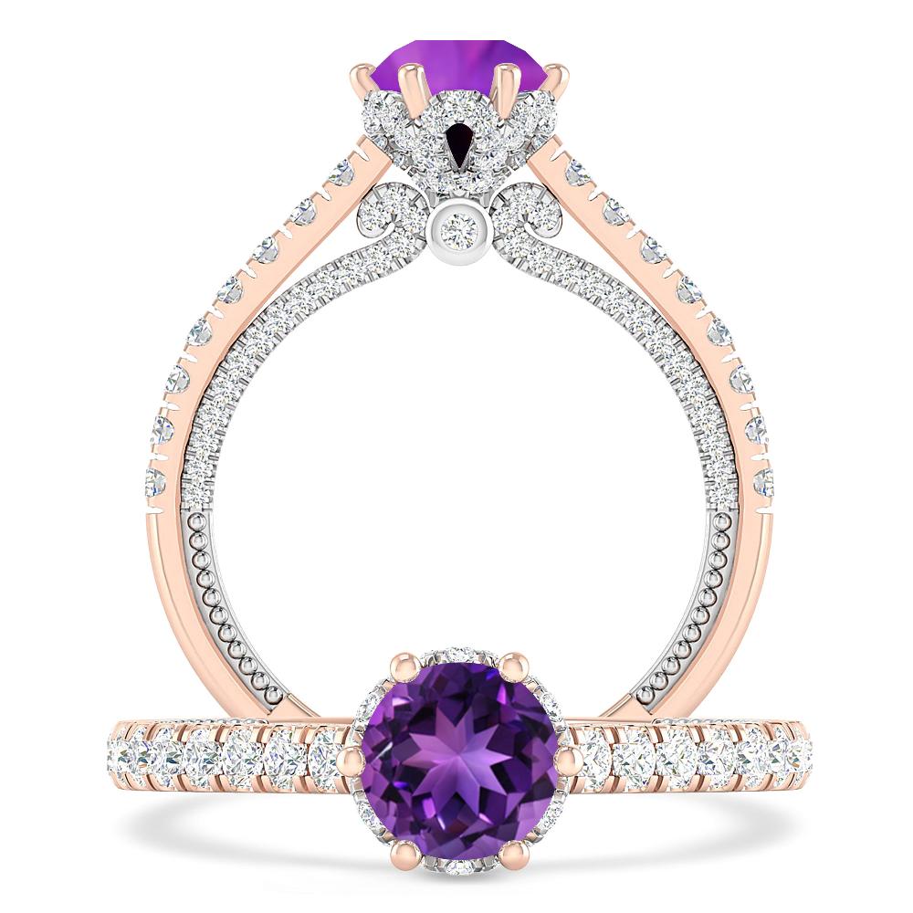 Rose Gold - Amethyst